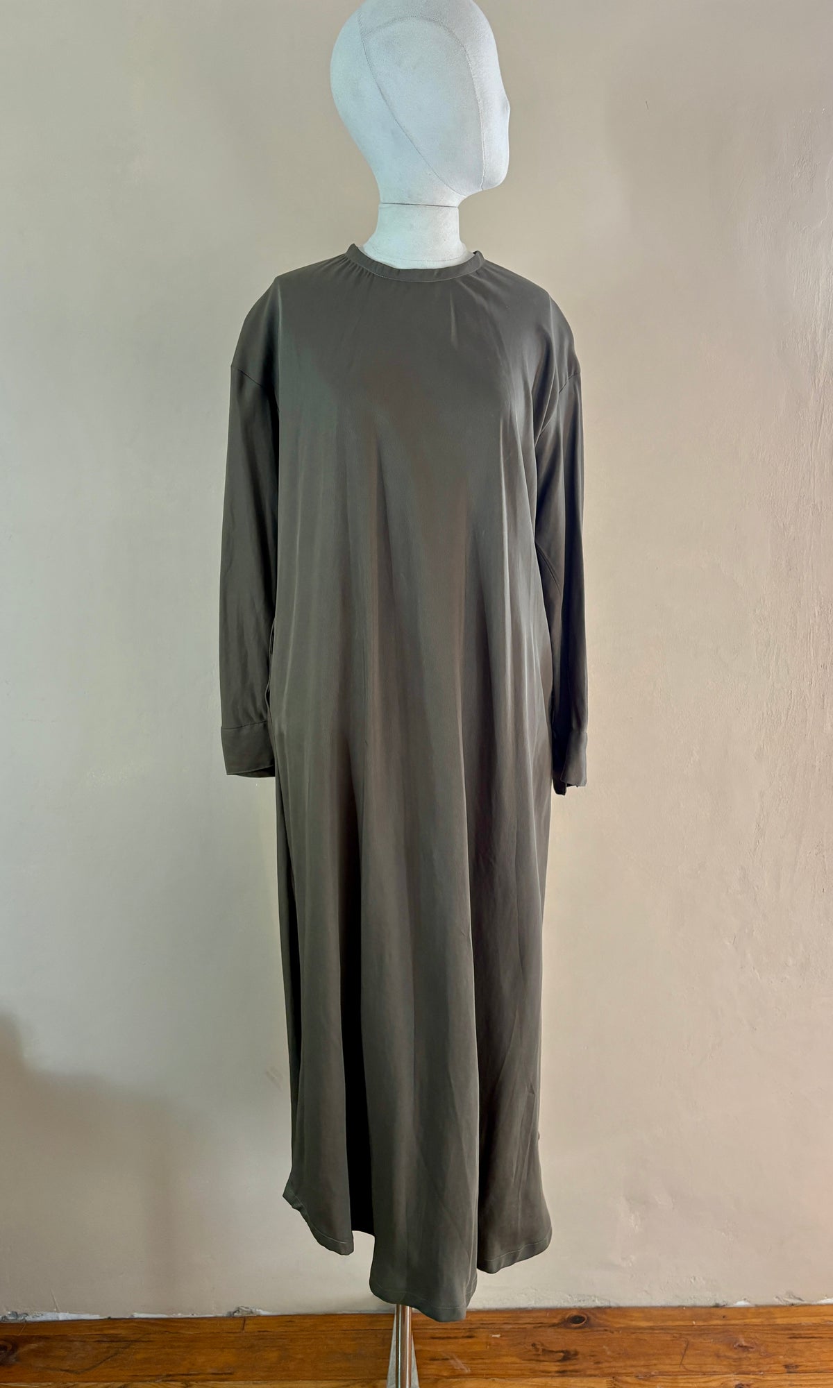 Tencel Flowy Crew Dress