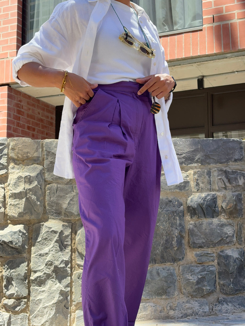 Box Pleat Trouser