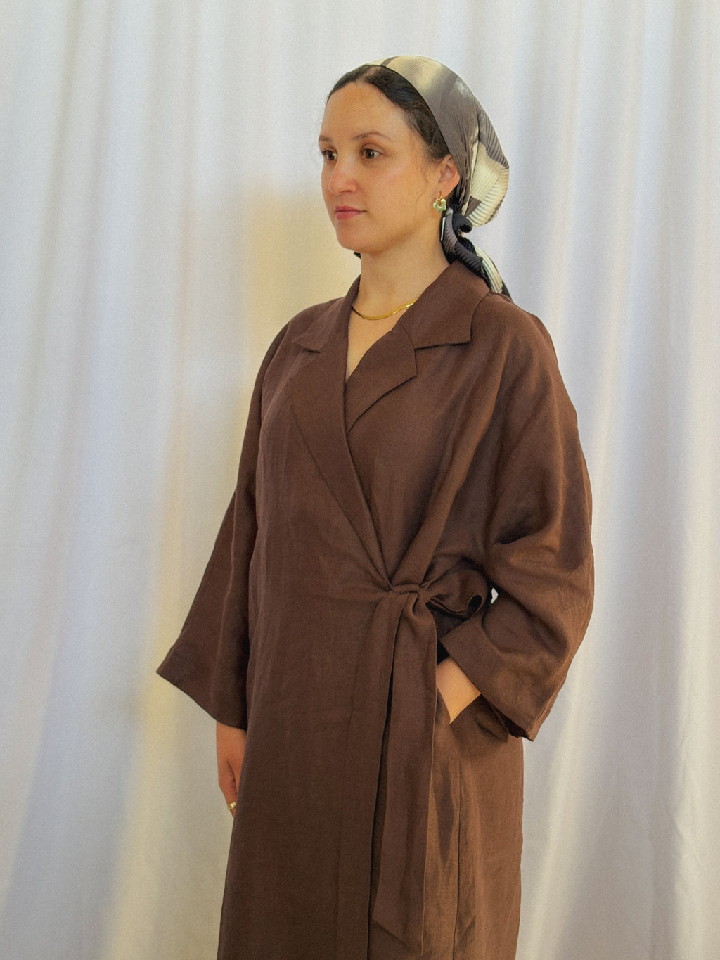 YARA Kimono Linen Dress