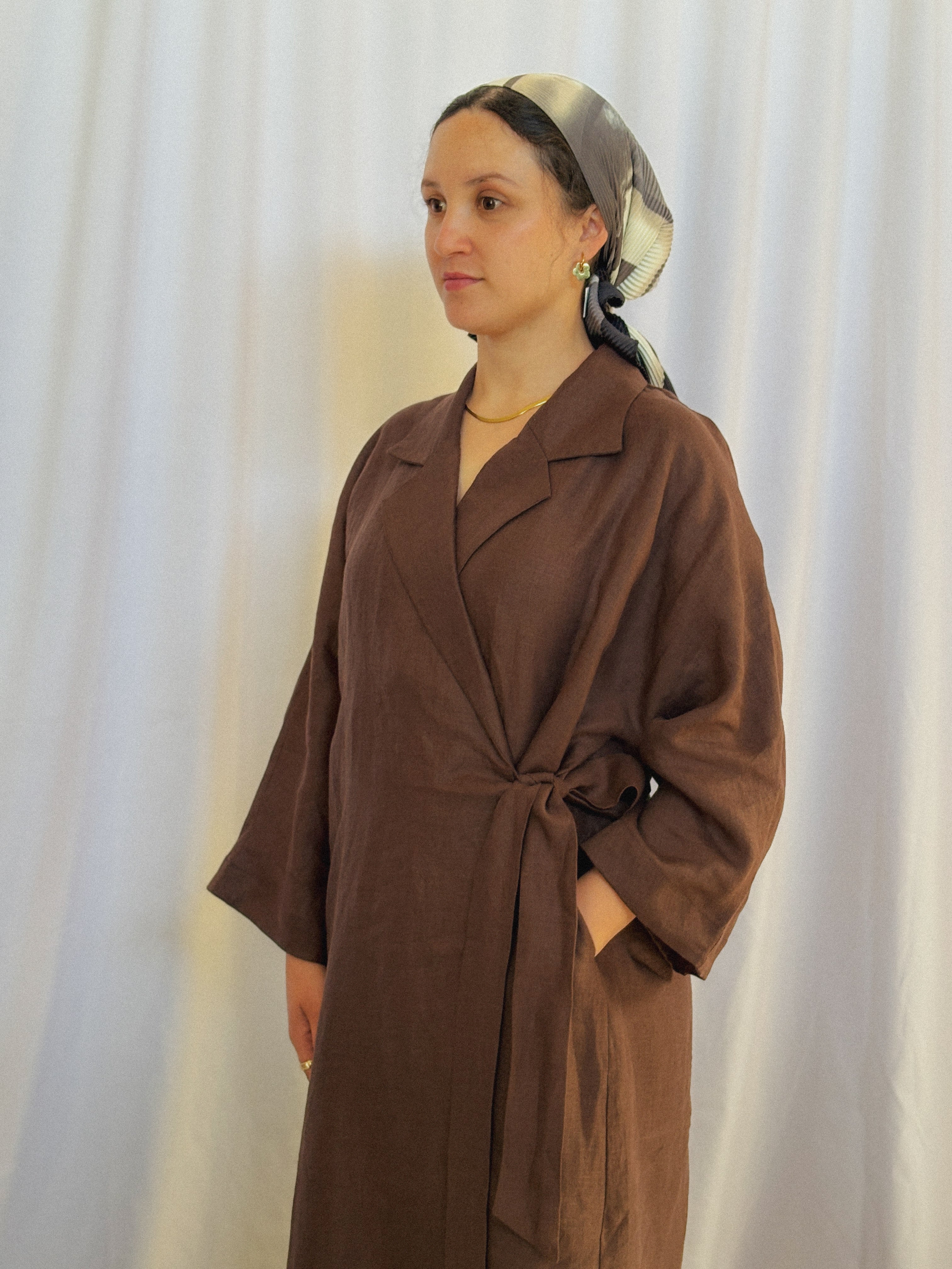 YARA Kimono Linen Dress