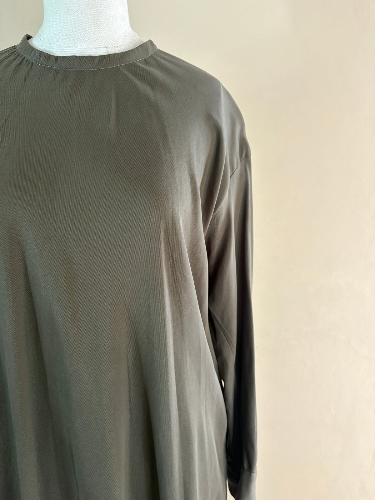Tencel Flowy Crew Dress