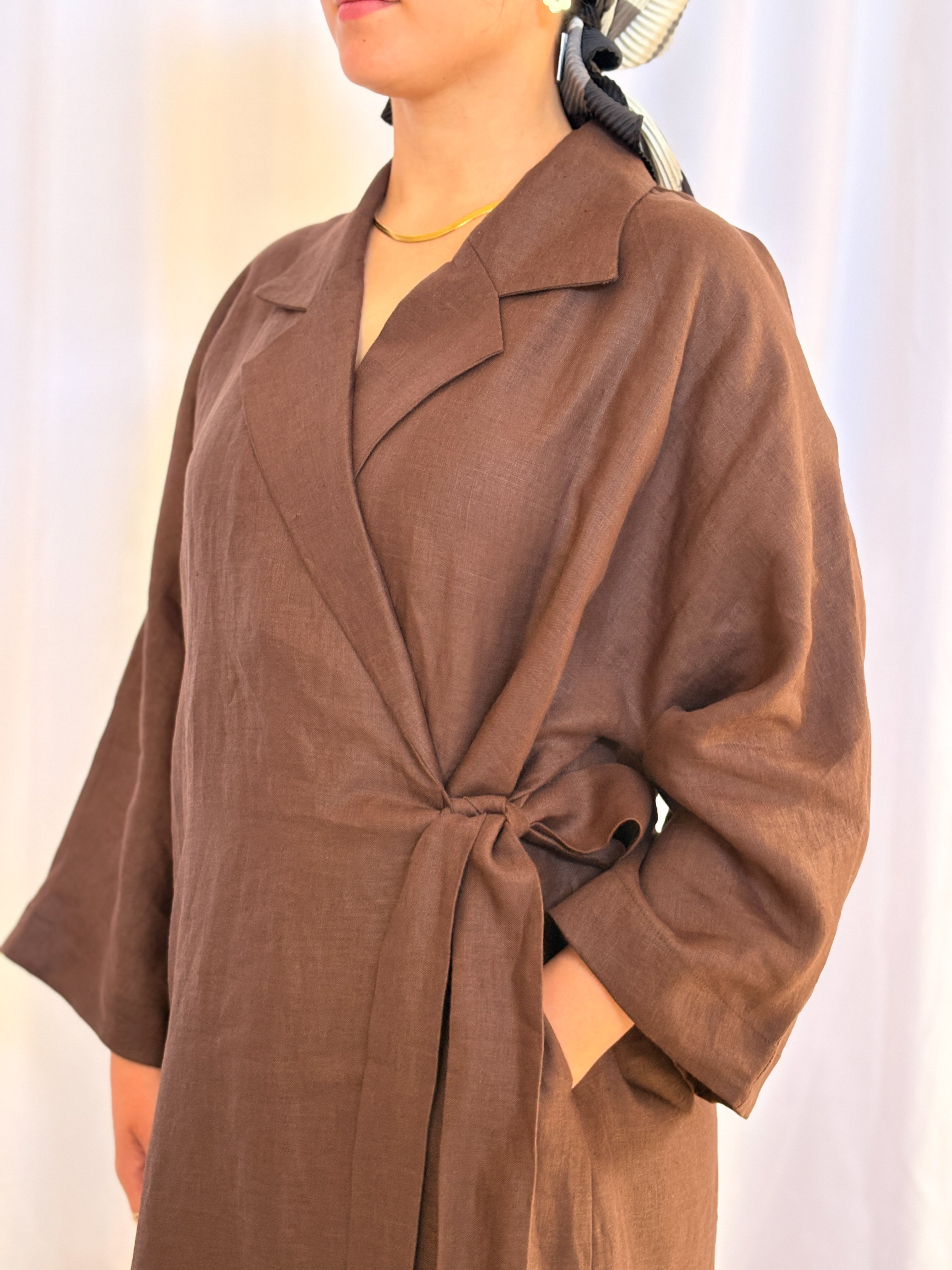 YARA Kimono Linen Dress
