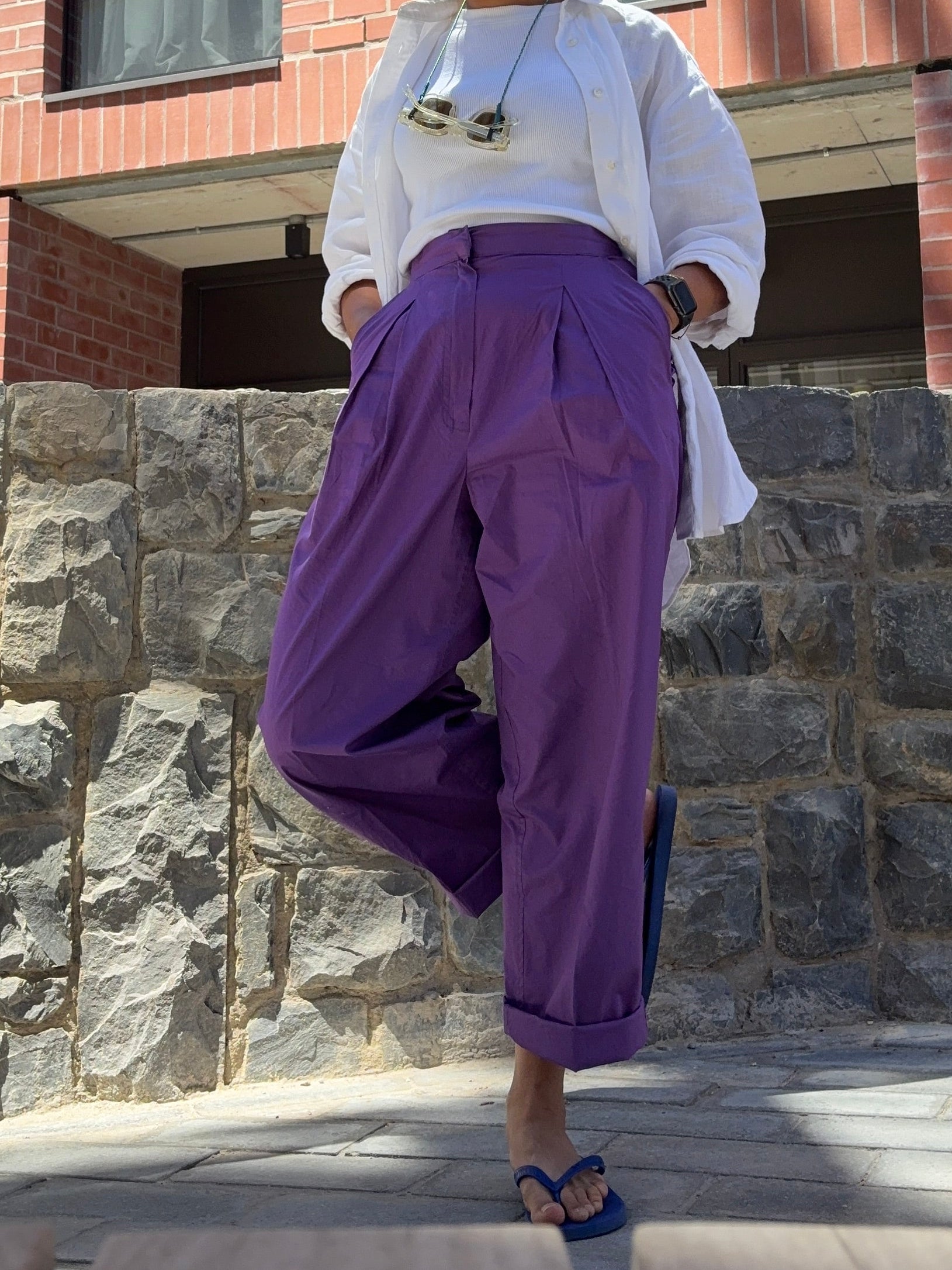 Box Pleat Trouser
