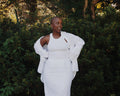 Linen Column Skirt