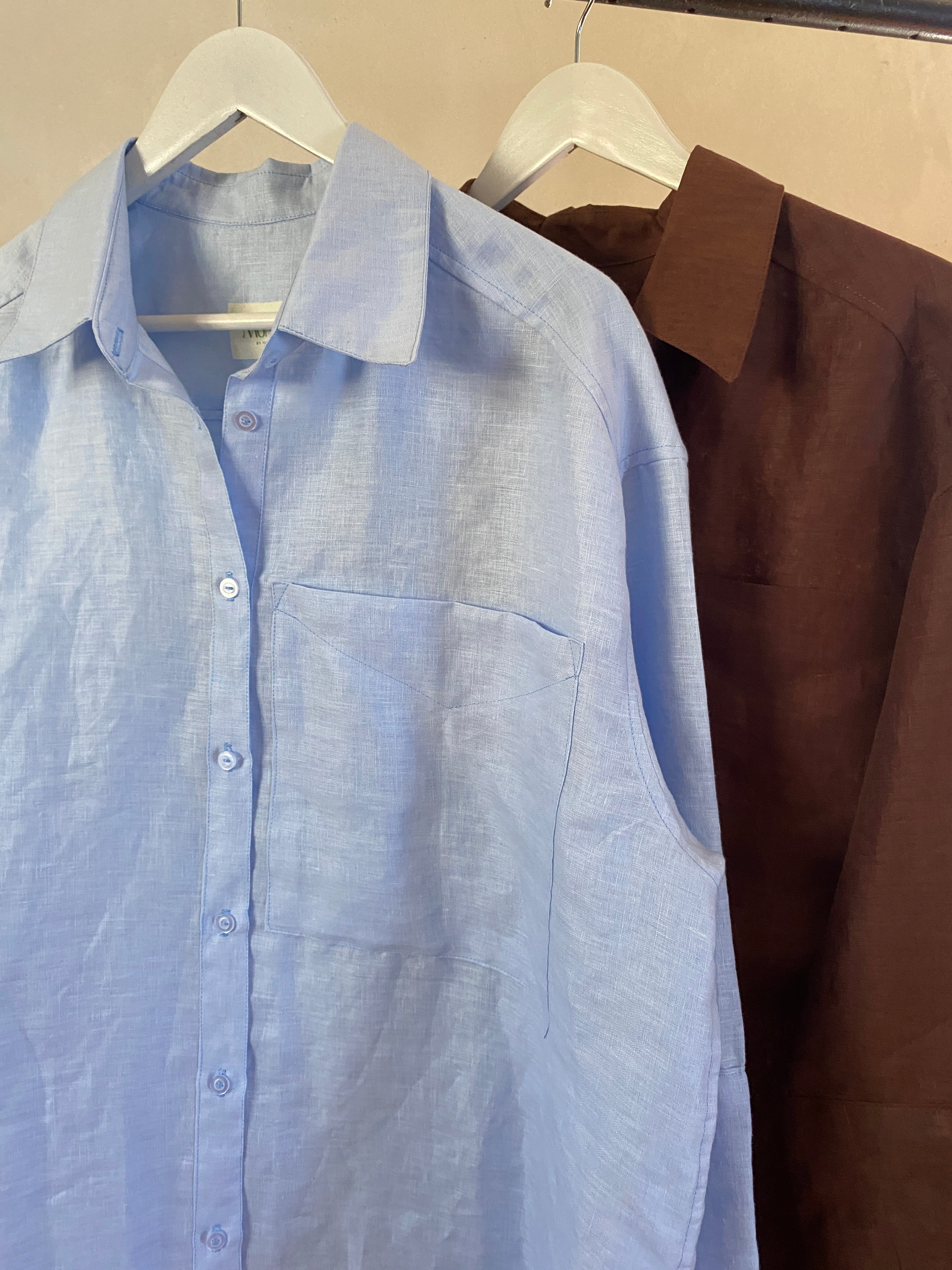 Oversized Relaxed Linen Shirt